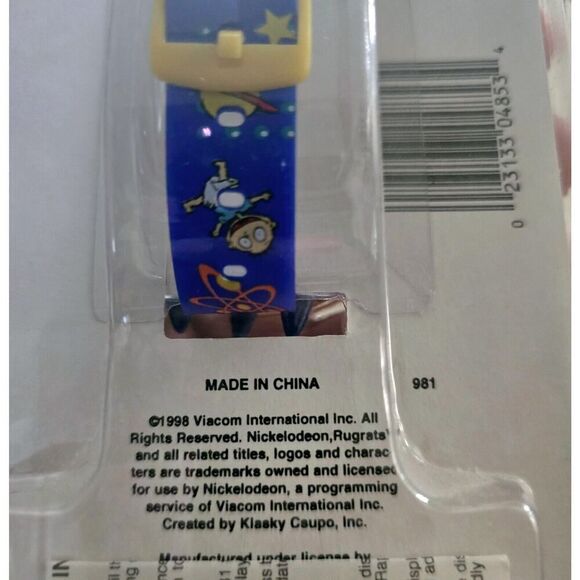 Vintage Rugrats Light & Sound Rocketship WATCH NEW 1998 nickelodeon cartoon tomy - Picture 6 of 6